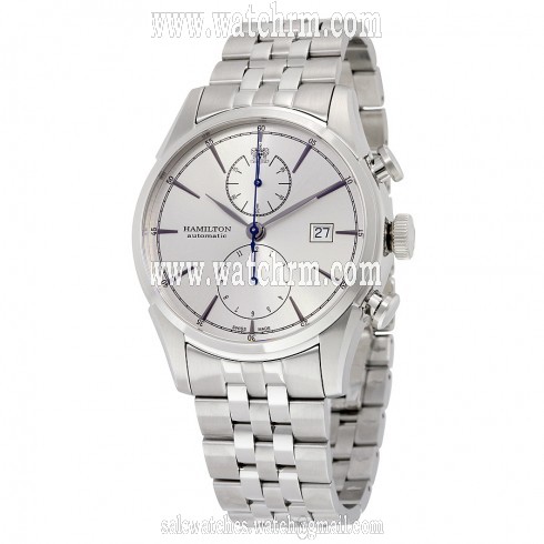 Hamilton American Classic Spirit Liberty Chronograph Silver Dial Stainless Steel Men's Watch H32416981