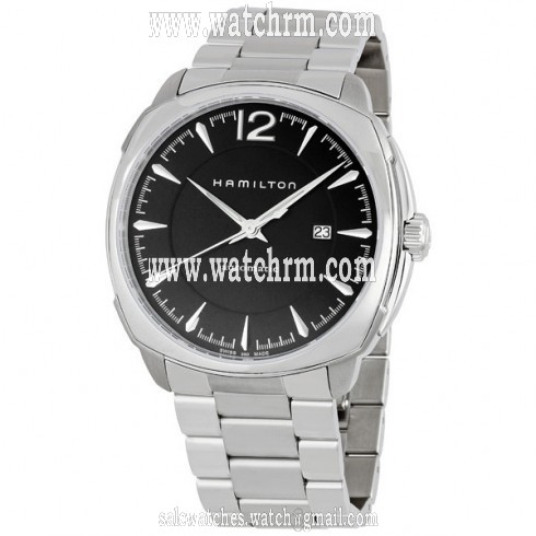Hamilton Cushion Automatic Black Dial Stainless Steel Men's Watch H36515135