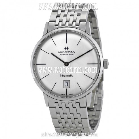 Hamilton Intra-Matic Silver Dial Men's Watch H38455151