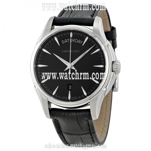 Hamilton Jazzmaster Black Dial Leather Men's Watch H32505731