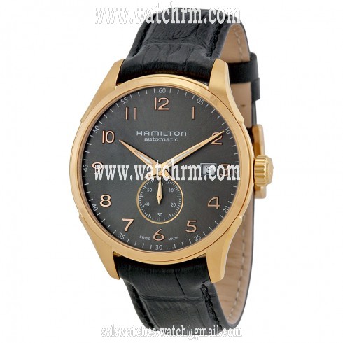 Hamilton Jazzmaster Maestro Automatic Grey Dial Black Leather Men's Watch H42575783