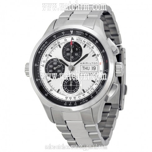 Hamilton Khaki Aviation X-Patrol Chronograph Automatic Stainless Steel Men's Watch H76566151