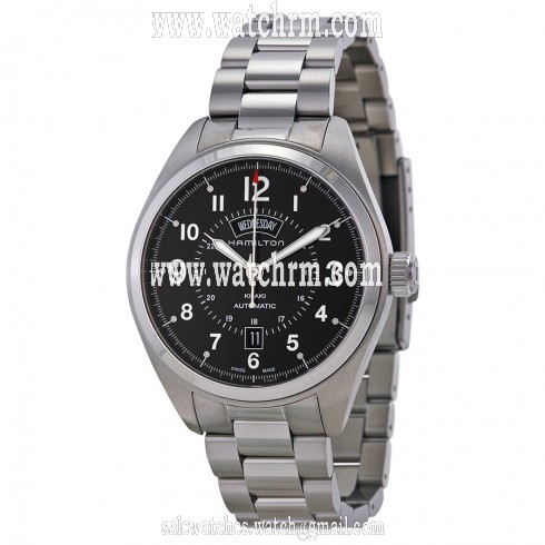 Hamilton Khaki Field Automatic Black Dial Stainless Steel Men's Watch H70505133