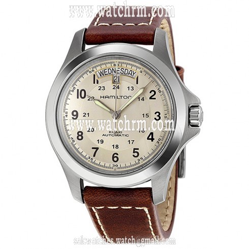 Hamilton Khaki Field King Automatic Beige Dial Men's Watch H64455523