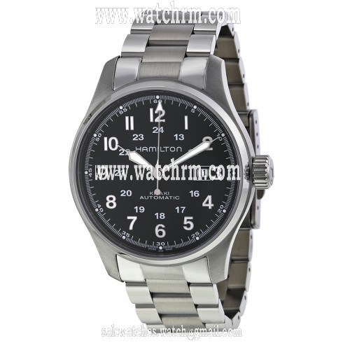 Hamilton Khaki Officer Black Dial Automatic Men's Watch H70625133
