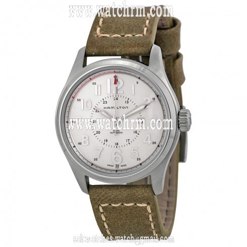 Hamilton Khaki Officer Silver Dial Automatic Men's Watch H70365983