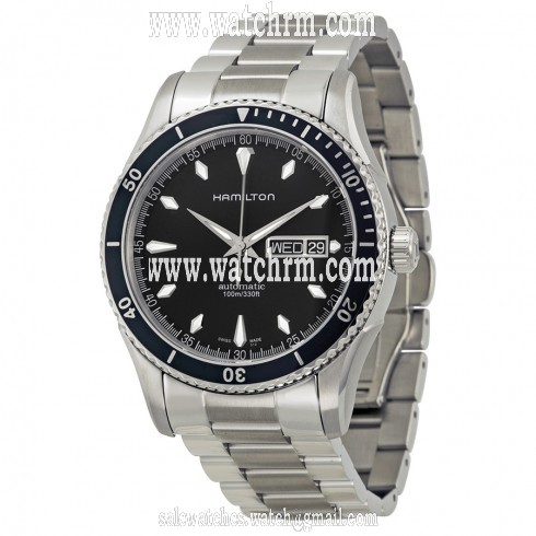 Hamilton Seaview Black Dial Stainless Steel Men's Watch H37565131