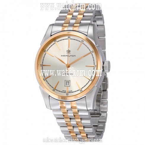 Hamilton Spirit Of Liberty Automatic Silver Dial Two-tone Men's Watch H42425151