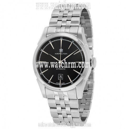 Hamilton Spirit Of Liberty Black Dial Stainless Steel Men's Watch H42415031