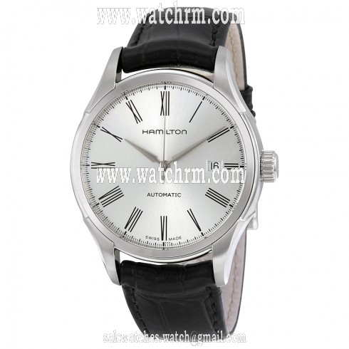 Hamilton Valiant Silver Dial Leather Strap Men's Watch H39515754