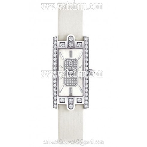 Harry Winston Avenue C Mother of Pearl Diamond Dial 18kt White Gold Satin Ladies Watch AVCQHM19WW123