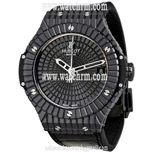 Hublot Big Bang Caviar Black Ceramic Men's Watch 346CX1800BR
