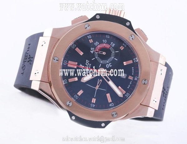 Hublot Aero Bang Gold Ceramic 310.PM.1180.RX Round Midsize Watch