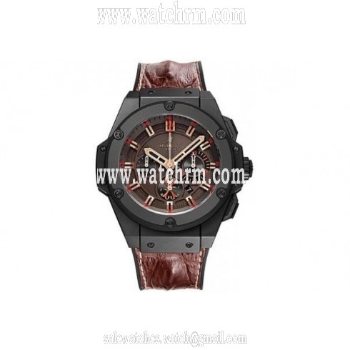 Hublot Arturo Fuentes Brown Dial Chronograph Brown Leather Strap Men's Watch 703.CI.3113.HR.OPX12