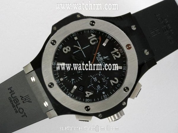 Hublot Big Bang 44mm 301.AM.130.RX.YCM07 Black Dial Automatic PVD Bezel Watch