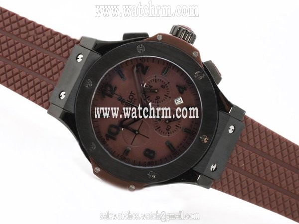 Hublot Big Bang 44mm 301.PI.500.RX Brown Dial Round PVD Case Watch