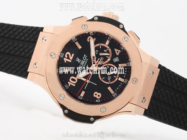 Hublot Big Bang 44mm 301.PX.130.RX Rose Gold Case 44mm Black Dial Watch