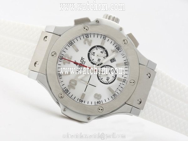 Hublot Big Bang 44mm 301.SE.230.RW Stainless Steel Case Stainless Steel Bezel White Dial Watch