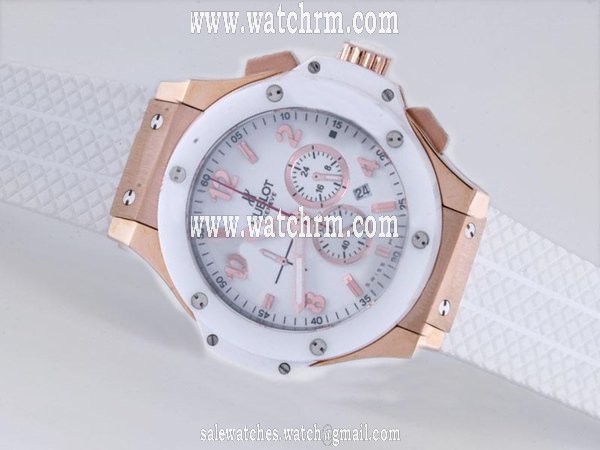 Hublot Big Bang 44mm 301.SE.230.RW White Dial 44mm Quartz Chronograph Watch