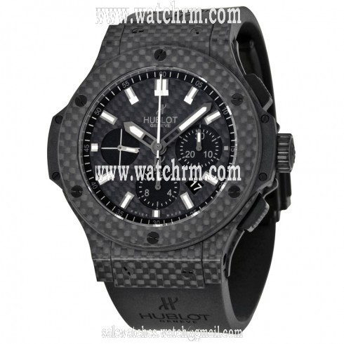 Hublot Big Bang Black Carbon Fiber Dial Automatic Chronograph Men's Watch 301QX1724RX