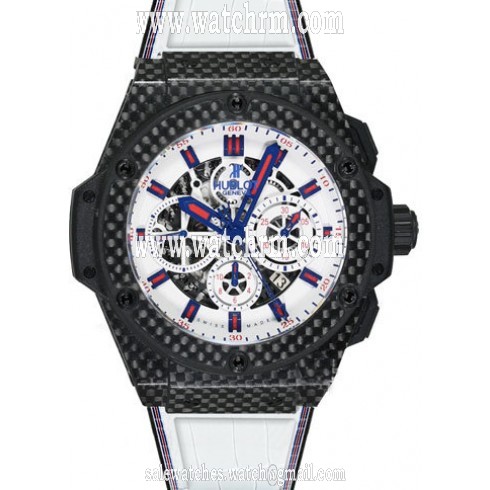 Hublot Big Bang Chronograph Skeleton Dial Leather Men's Watch 710.QX.2139.GR.LDB1