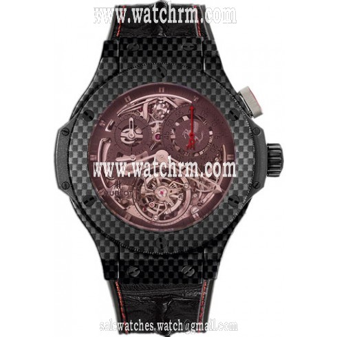 Hublot Big Bang Chronograph Tourbillon Carbon Fiber Men's Watch 308.QX.1110.HR.SCF11