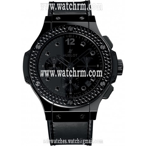 Hublot Big Bang Dial Black Black Diamonds Men's Luxury Watch 341.CX.1210.VR.1100