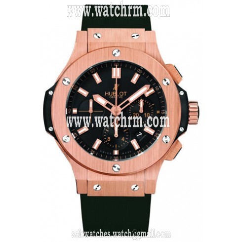 Hublot Big Bang Evolution Gold Black Dial Chronograph Men's Watch 301.PX.1180.GR.1104