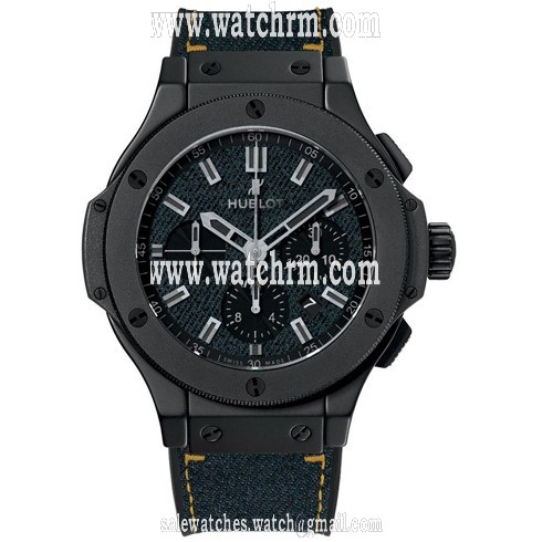 Hublot Big Bang Jeans Dial Black Blue Denim Men's Watch 301.CI.2770.NR.JEANS14