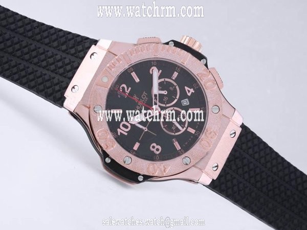 Hublot Big Bang King 322.PX.100.RX Black Rubber Strap Round Black Dial Watch