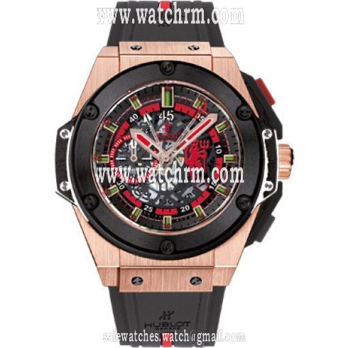 Hublot Big Bang King Power Red Devil Skeleton Dial Automatic Men's Watch 716OM1129RXMA
