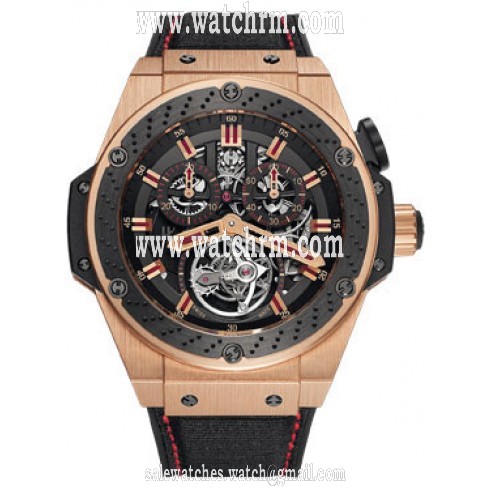 Hublot Big Bang King Power Tourbillon Skeleton Dial 18K King Gold Men's Watch707.OM.1138.NR.FMO10