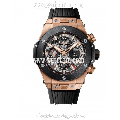 Hublot Big Bang Perpetual Calendar 18k King Gold Automatic Men's Watch 406.OM.0180.RX