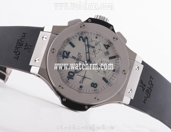 Hublot Big Bang Platinum Mat 301.TI.450.RX 44.5mm White Dial Stainless Steel Case Watch