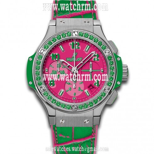 Hublot Big Bang Pop Art Mat Dark Rose Dial Chronograph Limited Edition Ladies Watch 341.SG.7379.LR.1222.POP15