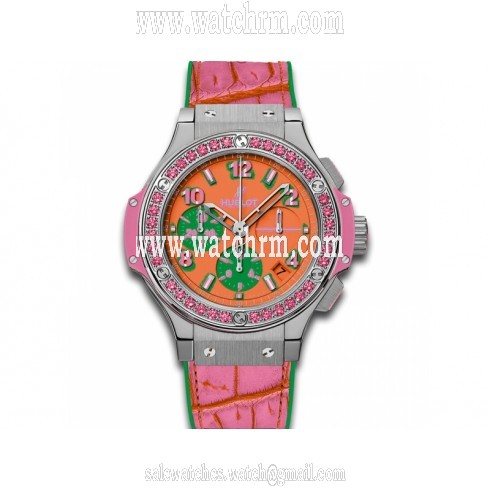 Hublot Big Bang Pop Art Mat Orange Dial Chronograph Limited Edition Ladies Watch 341.SP.4779.LR.1233.POP15