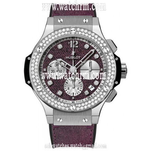 Hublot Big Bang Purple Jeans Diamonds Dial Genuine Jean Automatic Ladies Watch 341.SX.2790.NR.1104.JEANS14
