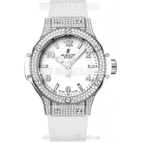 Hublot Big Bang Quartz Steel 38mm Dial White Quartz Ladies Watch 361.SE.2010.RW.1704