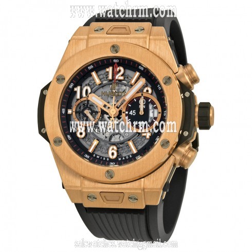 Hublot Big Bang Skeleton Dial 18kt Rose Gold Men's Watch 411OX1180RX