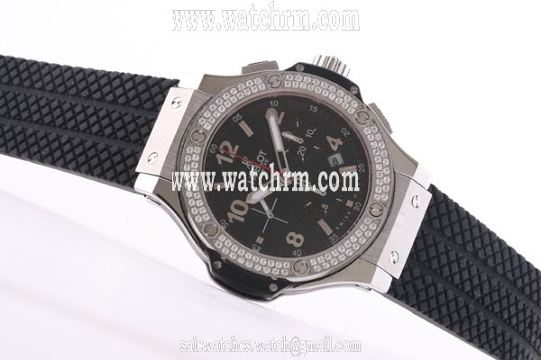 Hublot Big Bang Tantalum Mat Diamonds 301.AL.460.RX.114 44.5mm Midsize Watch
