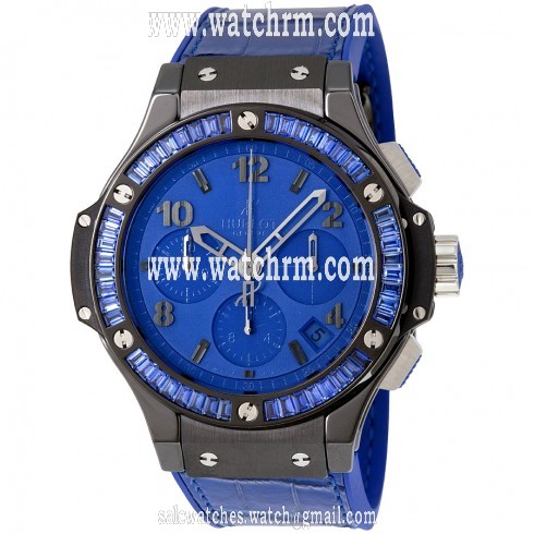 Hublot Big Bang Tutti Frutti Blue Dial Chronograph Unisex Watch 341CL5190LR1901