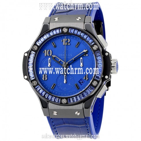 Hublot Big Bang Tutti Frutti Blue Dial Sapphire Ladies Watch 342.CL.5190.LR.1901