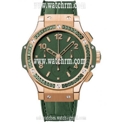 Hublot Big Bang Tutti Frutti Green Dial 18kt Rose Gold Unisex Watch 341PV5290LR1917