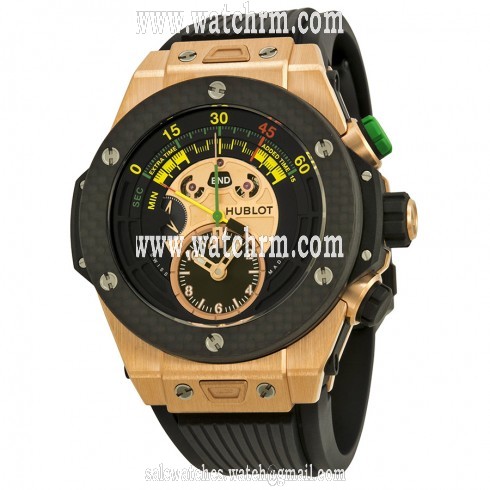Hublot Big Bang Unico Bi-Retrograde FIFA 2014 Black Dial Men's Watch 412OQ1128RX
