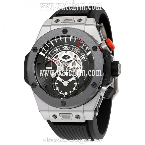 Hublot Big Bang Unico Bi-Retrograde Mat Black Dial Titanium Men's Watch 413.NM.1127.RX