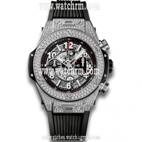 Hublot Big Bang Unico Dial Silver Titanium Unisex Watch 411.NX.1170.RX.1704
