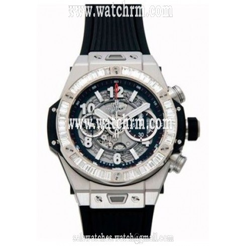 Hublot Big Bang Unico Diamond Titanium Automatic Skeletal Dial Men's Watch 411.NX.1170.RX.1904