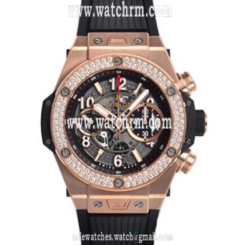 Hublot Big Bang Unico King Gold Dial Silver Automatic Men's Watch 411.OX.1180.RX.1104
