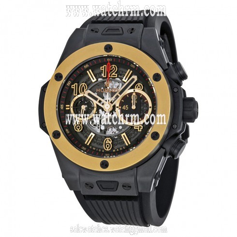 Hublot Unico Magic Gold Skeleton Dial Automatic Men's Watch 411CM1138RX