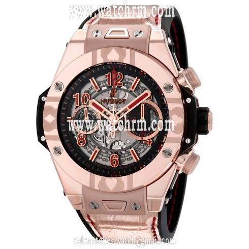 Hublot Big Bang Unico King Gold World Poker Tour Automatic Men's Watch 411.OX.1180.LR.WPT15